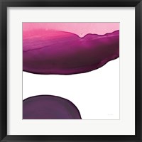 Framed 'Swish of Magenta III' border=