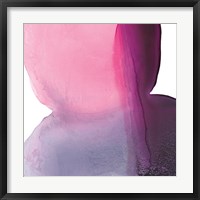 Framed 'Swish of Magenta II' border=