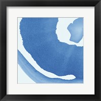 Framed 'Batik Blue III' border=