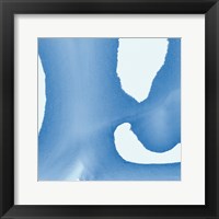 Framed 'Batik Blue II' border=