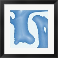 Framed 'Batik Blue I' border=