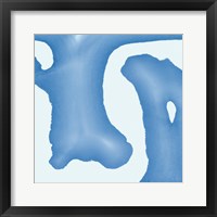 Framed 'Batik Blue I' border=