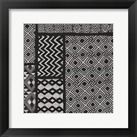 Kuba Abstract I BW Framed Print