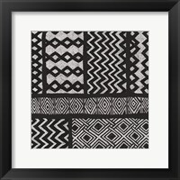 Kuba Abstract III BW Framed Print