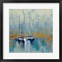 Boats in the Harbor III Framed Print