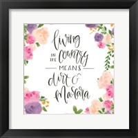 Beautiful Country V Framed Print