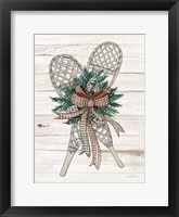 Holiday Sports on Wood III Luxe Framed Print
