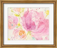 Framed 'Spring Abstracts Florals II' border=