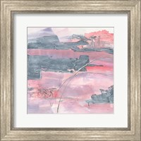 Framed 'Whitewashed Blush II' border=