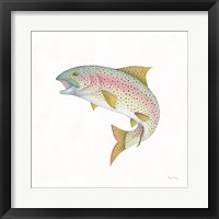 Framed 'Gone Fishin Rainbow' border=