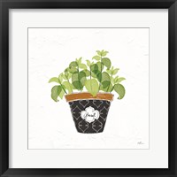 Framed Fine Herbs VIII