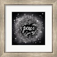 Framed 'Frosty Peace' border=