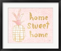 Framed Pineapple Blush I