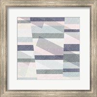 Framed 'Pastel Reflections III' border=