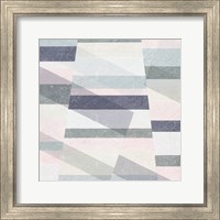 Framed 'Pastel Reflections II' border=