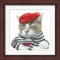 Framed 'Cattitude III' border=