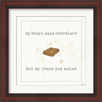 Framed 'Calorie Cuties IV' border=