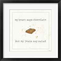 Framed 'Calorie Cuties IV' border=