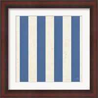 Framed 'Blue Sky Garden Pattern VA' border=