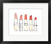 Beauty and Sass Red II Framed Print