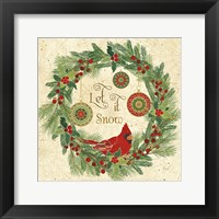 Winter Feathers VII Framed Print