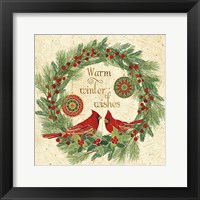 Winter Feathers VIII Framed Print