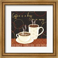 Framed 'Fresh Coffee III' border=