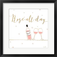 Underlined Bubbly V Framed Print