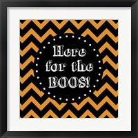 Framed 'Here for the Boos Outlines' border=