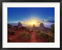 Framed Pink Morning Glory I