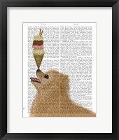 Framed Pomeranian Ice Cream