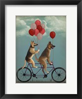 Framed German Shepherd Tandem