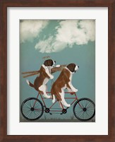 Framed St Bernard Tandem