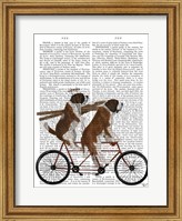 Framed St Bernard Tandem