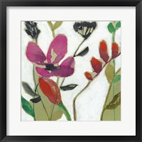 Vivid Flowers I Framed Print