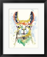 Hifi Llama II Framed Print