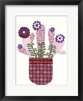 Cheerful Succulent III Framed Print