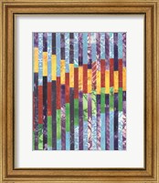 Framed 'Quilted Monoprints I' border=