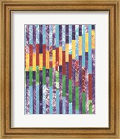 Framed 'Quilted Monoprints II' border=