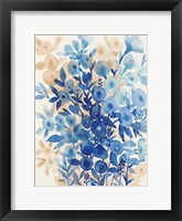 Blueberry Floral II Framed Print