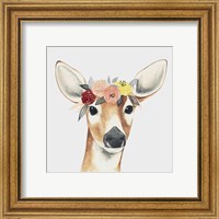 Framed 'Flower Crown Forester I' border=