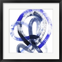 Blue Kinesis IV Framed Print