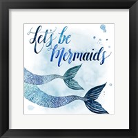 Framed 'Sea Lovers II' border=