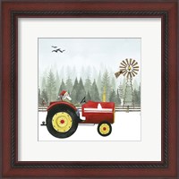 Framed 'Country Santa II' border=