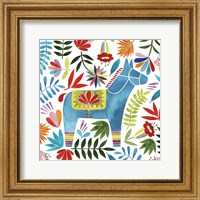 Framed 'Festive Otomi I' border=