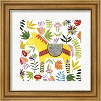 Framed 'Festive Otomi III' border=