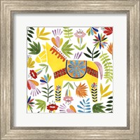 Framed 'Festive Otomi III' border=