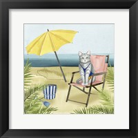 Coastal Kitties II Framed Print