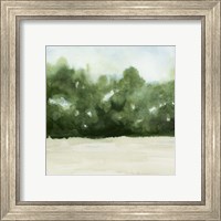 Framed 'Loose Landscape I' border=