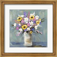 Framed Mixed Pastel Bouquet I